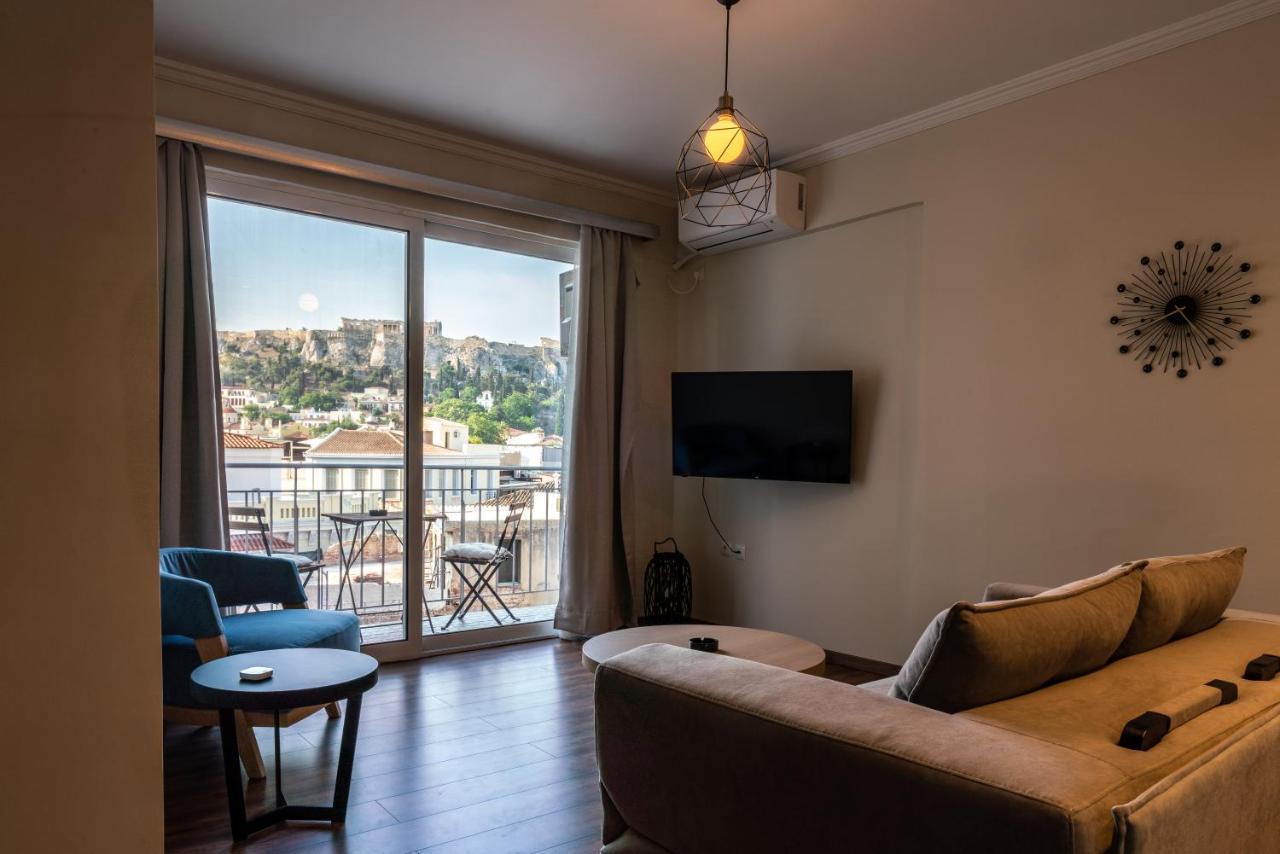 Luxury Apartment Overlooking The Citadel Of Tsakas Athena Bagian luar foto