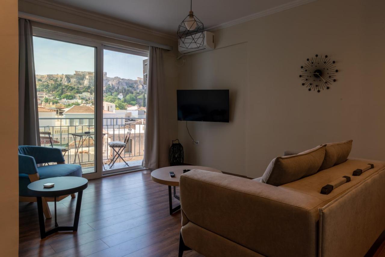 Luxury Apartment Overlooking The Citadel Of Tsakas Athena Bagian luar foto